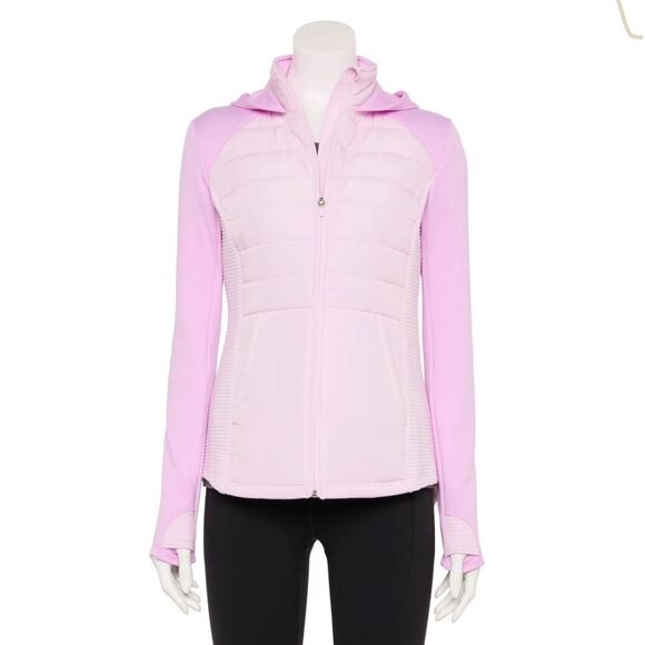 Tek Gear Hooded Athletic Jacket Size XL NWT Lilac Pink - Picture 3 of 12